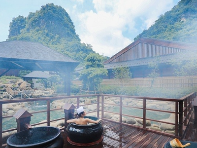 Khám phá khu tắm onsen đặc biệt nhất Việt Nam