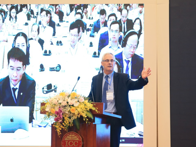 Jacques Morisset, Chuyên gia kinh tế trưởng, Ngân hàng Thế giới tại Việt Nam phát biểu tại Diễn đàn Cải cách và Phát triển (VRDF) 2020. Ảnh: Đức Thanh