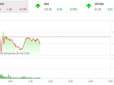 Phiên giao dịch chứng khoán sáng 30/9: Thị trường đứng vững