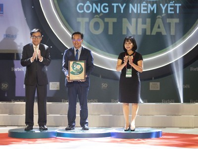 Coteccons 8 năm liên tiếp lọt vào top 50 công ty niêm yết tốt nhất do Forbes Việt Nam công bố