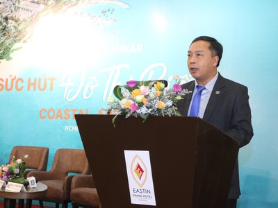 Ông Lê Trọng Minh, Tổng Biên tập Báo Đầu tư phát biểu khai mạc Hội thảo - Ảnh: Lê Toàn