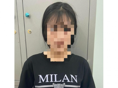 V.T.M.H tại trụ sở công an.