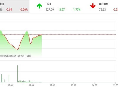 Phiên sáng 20/1: Dùng trụ đỡ chỉ số