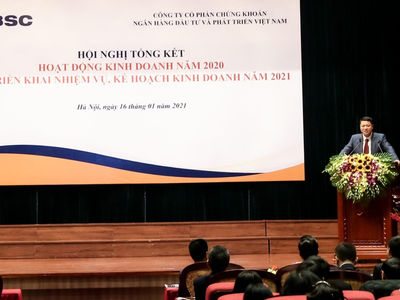 Chứng khoán BIDV (BSC): Lợi nhuận quý 4 tăng vọt, cả năm đạt 161,5 tỷ đồng