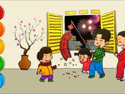 Ký ức tuổi thơ của nhiều người gắn cùng tiếng pháo. Ảnh: Internet.