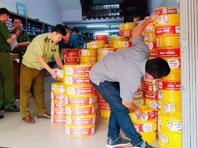 Tang vật bị thu giữ thời điểm kiểm tra ngày 14/4/2021