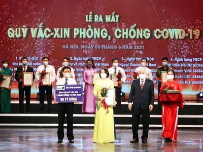 Tập đoàn Masan trao tặng 60 tỷ đồng đến Quỹ vaccine phòng chống COVID-19 