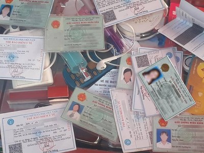 Giấy tờ giả mạo do đối tượng sử dụng lừa đảo VietCredit