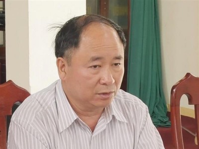 Phó Giám đốc sở Tài nguyên và Môi trường tỉnh Lạng Sơn Nguyễn Đình Duyệt bị kỷ luật cách chức. (Nguồn ảnh: TTXVN).