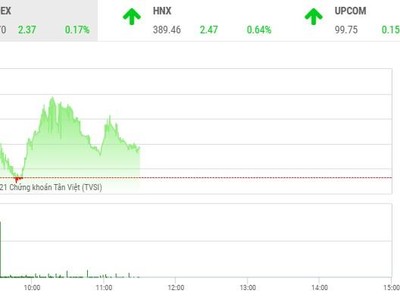 Giao dịch chứng khoán sáng 20/10: Dòng tiền đầu cơ hoạt động mạnh