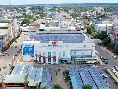 Khu vực trung tâm thành phố Đồng Xoài đang phát triển từng ngày.