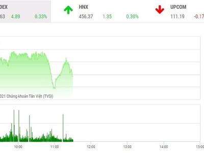 Giao dịch chứng khoán phiên sáng 22/12: Tiền ồ ạt vào mã nóng, VN30 níu chân VN-Index