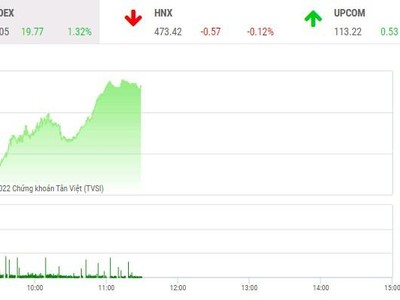 Giao dịch chứng khoán phiên sáng 4/1: Hiệu ứng gói hỗ trợ, VN-Index lập đỉnh lịch sử mới
