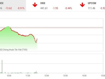 Giao dịch chứng khoán phiên sáng 2/3: Không thể cầm cự, VN-Index lao dốc mạnh