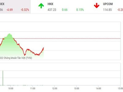 Giao dịch chứng khoán phiên sáng 15/3: Dòng tiền suy yếu, thị trường giao dịch ảm đạm