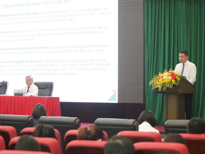 Đại hội đồng cổ đông thường niên năm 2022 của Tổng Công ty Bảo hiểm BIDV (BIC) thông qua mức cổ tức năm 2021 là 15%