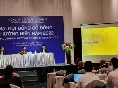 ĐHCĐ Licogi 16 (LCG): Cổ đông thắc mắc về việc giảm tỷ lệ cổ tức 2021 và hiệu quả dự án Nhiên Liệu sinh học Phương Đông