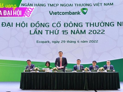 ĐHĐCĐ 2022 Vietcombank (VCB): Sẽ nhận chuyển giao một tổ chức tín dụng yếu kém