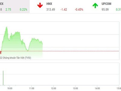 Giao dịch chứng khoán phiên sáng 26/5: Nhóm công ty chứng khoán nổi sóng, họ nhà FLC bị bán tháo