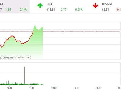 Giao dịch chứng khoán phiên sáng 31/5: VN-Index đứng vững, nhóm FLC tiếp tục khởi sắc