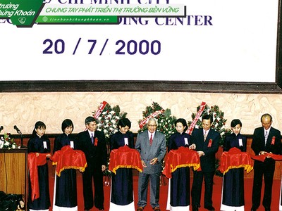 Dấu ấn trên sở giao dịch chứng khoán TP.HCM