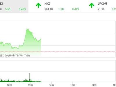 Giao dịch chứng khoán phiên sáng 6/9: Cổ phiếu điện bừng sáng, thị trường lấy lại đà tăng