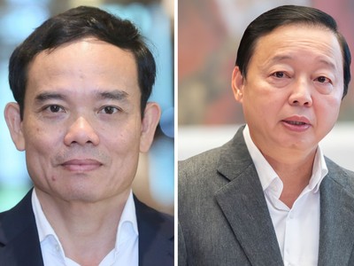 Quốc hội phê chuẩn bổ nhiệm Phó thủ tướng đối với hai ông Trần Lưu Quang và Trần Hồng Hà 