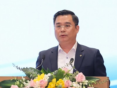 Ông Nguyễn Thanh Tùng, Tổng giám đốc Vietcombank. Ảnh VGP