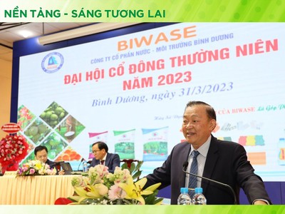 Năm 2023 là năm đầu tiên kể từ khi niêm yết, Biwase không chia cổ tức bằng tiền mặt.