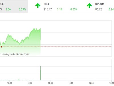 Giao dịch chứng khoán phiên sáng 16/5: Dòng tiền chuyển hướng sang nhóm đầu tư công