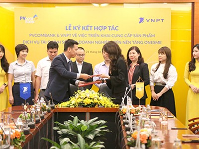 Ngay sau khi ký kết hợp tác, PVcomBank dành tặng ưu đãi 500.000 đồng cho 100 doanh nghiệp đầu tiên mở tài khoản thanh toán trên oneSME.