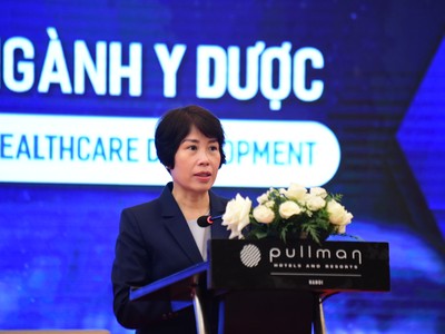 Thứ trưởng Bộ Kế hoạch và Đầu tư Nguyễn Thị Bích Ngọc phát biểu tại Hội thảo. Ảnh: Dũng Minh