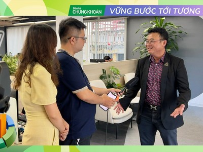 Ông Đặng Thành Tâm trong một lần trả lời phỏng vấn báo chí