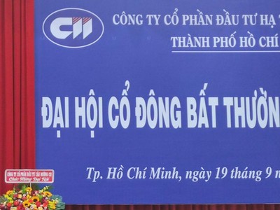 Đầu tư Hạ tầng Kỹ thuật TP. HCM (CII) lên kế hoạch tổ chức ĐHĐCĐ bất thường năm 2023 lần hai trong tháng 10