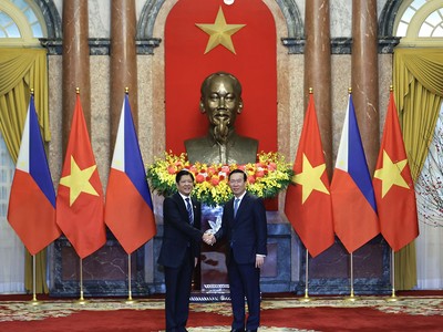 Chủ tịch nước Võ Văn Thưởng và Tổng thống Philippines Ferdinand 