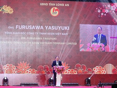 Ông Furusawa Yasuyuki, thành viên ban Giám đốc điều hành của Tập đoàn AEON (Nhật Bản) phụ trách thị trường Việt Nam. (Ảnh: Việt Dũng)