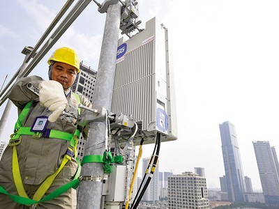 Mục tiêu của MobiFone là phát triển 1.000 trạm 5G trong năm 2024. Ảnh: Đức Thanh