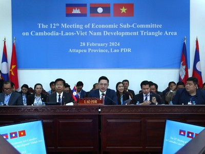 Hội nghị Tiểu ban Kinh tế Khu vực Tam giác phát triển CLV lần thứ 12