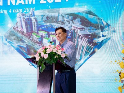 Ông Nguyễn Thiện Tuấn – Chủ tịch HĐQT Tập đoàn DIC phát biểu khai mạc