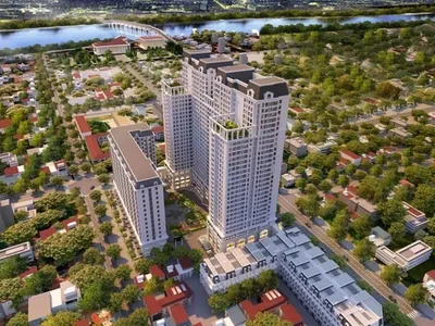 Phối cảnh dự án Khu nhà ở thương mại Lê Hồng Phong – Eden Graden. 