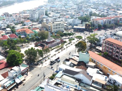 Một góc đô thị Cần Giuộc