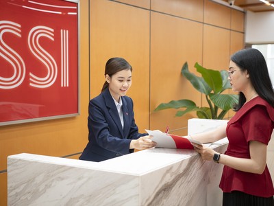 SSI chốt quyền chia cổ tức 10% bằng tiền mặt