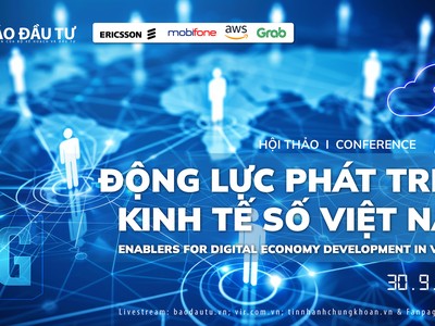 Sáng 30/9, Báo Đầu tư tổ chức Hội thảo Phát triển Kinh tế Số Việt Nam