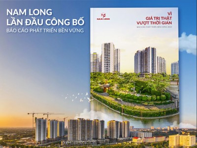 Nam Long (NLG) lần đầu công bố báo cáo phát triển bền vững