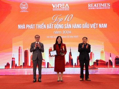Sun Property được vinh danh Top 10 nhà phát triển BĐS hàng đầu Việt Nam