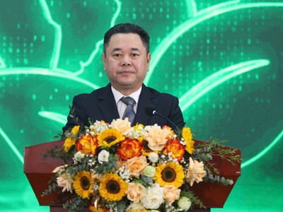 Phó Thống đốc Ngân hàng Nhà nước Việt Nam Nguyễn Ngọc Cảnh phát biểu chỉ đạo và gợi mở nội dung thảo luận tại hội thảo. Ảnh: Dũng Minh