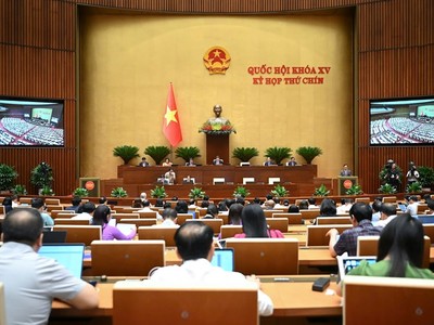 Quốc hội thông qua Nghị quyết sửa đổi, bổ sung một số điều của Hiến pháp với 100% đại biểu có mặt tán thành. 