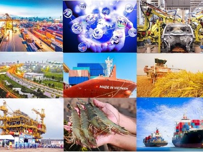 Năm 2026, tăng trưởng GDP cả nước phấn đấu đạt từ 10% trở lên, gắn với giữ vững ổn định kinh tế vĩ mô, kiểm soát lạm phát và bảo đảm các cân đối lớn. Ảnh minh họa.