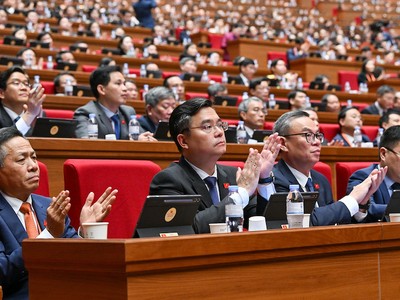 Một phiên làm việc toàn thể của Đại hội - Ảnh: TTXVN.