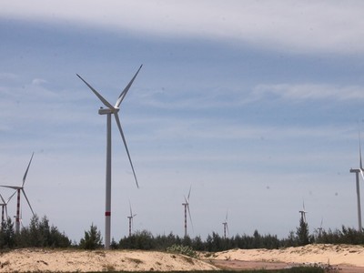 Một dự án điện gió đã đi vào vận hành thương mại trên địa bàn tỉnh Gia Lai.